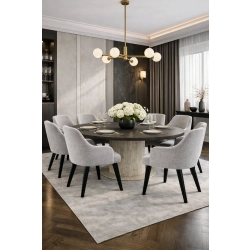 Krzesło tapicerowane DELUXE KR-9 Tkanina Spello 03